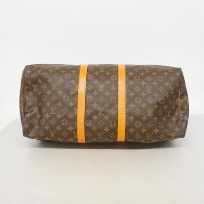 Louis Vuitton Boston Bag Monogram Keepall 55 Brown — view 3