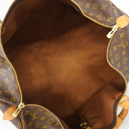 Louis Vuitton Boston Bag Monogram Keepall 55 Brown — view 4
