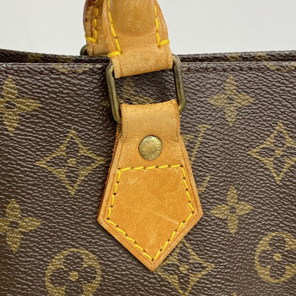 Louis Vuitton Tote Monogram Sac Plat Brown — view 9