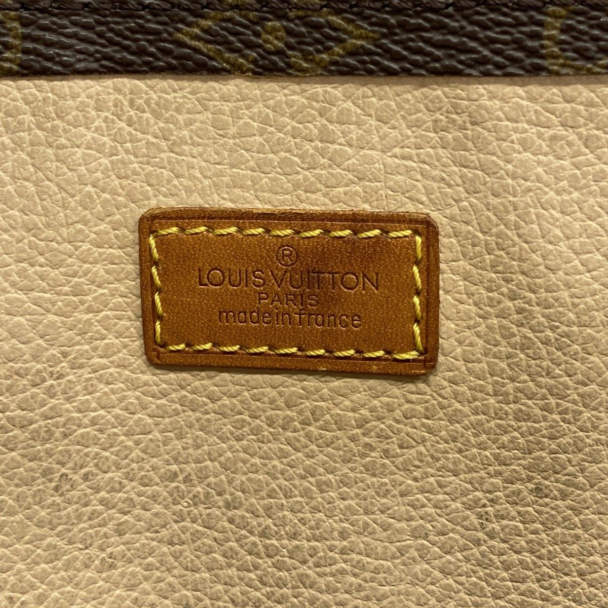 Louis Vuitton Tote Monogram Sac Plat Brown — view 5