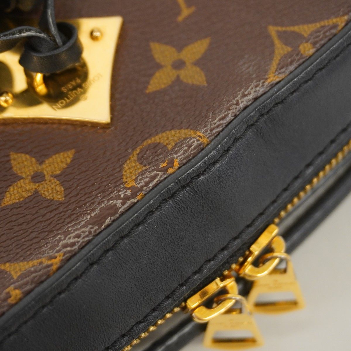 Louis Vuitton Handbag Monogram Saintonge Noir 2-Way — view 6