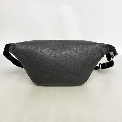 Gucci Belt Bag Jumbo GG Leather Black Silver — view 8