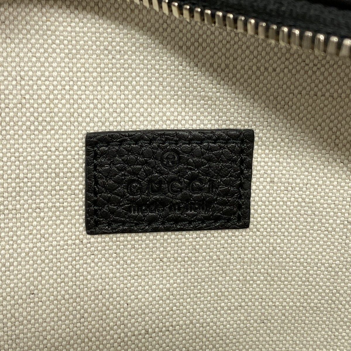 Gucci Belt Bag Jumbo GG Leather Black Silver — view 5