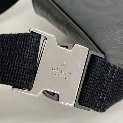 Gucci Belt Bag Jumbo GG Leather Black Silver — view 6