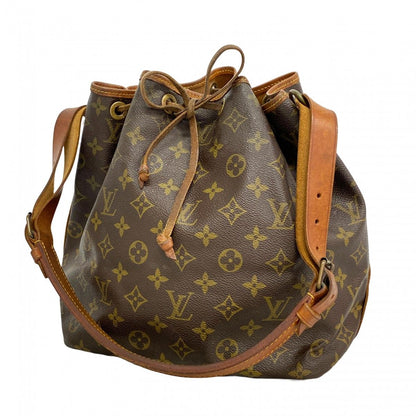 Louis Vuitton Shoulder Bag Monogram Petit Noe Brown