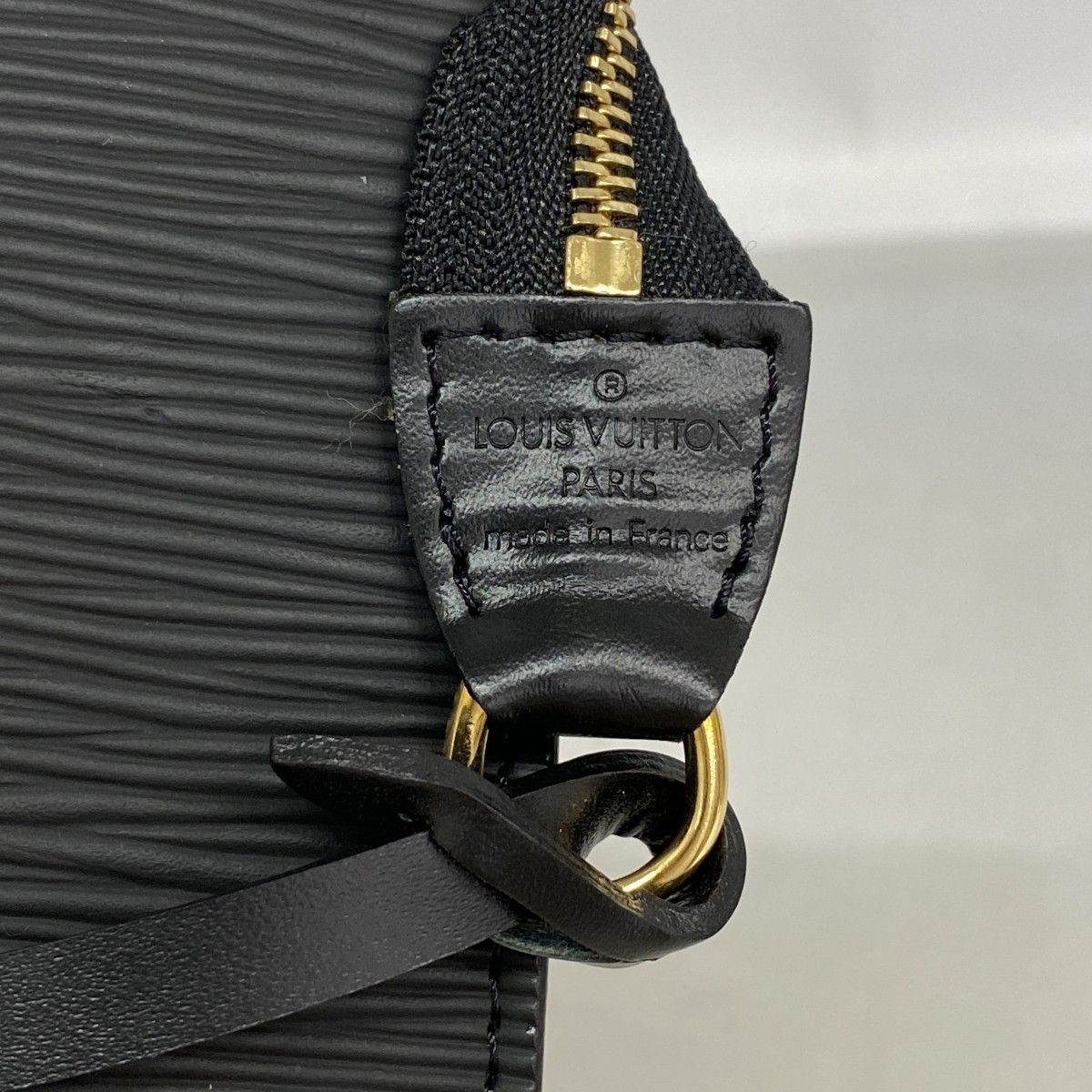 Louis Vuitton Pouch Epi Pochette Noir — view 5