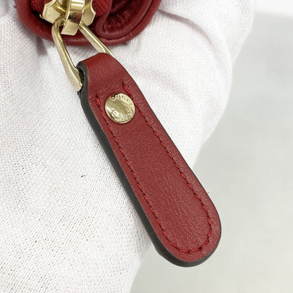 Gucci Wallet Micro Guccissima Leather Bordeaux Champagne Gold — view 7