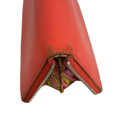 Hermes Wallet Azap Long Silk in Pink Zip Around — view 6