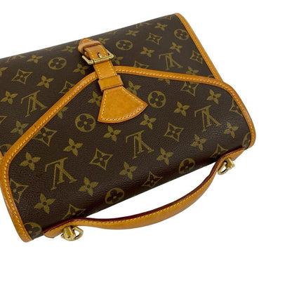 Louis Vuitton Vintage Bel Air Monogram 2-Way Leather Shoulder Bag Brown — view 4