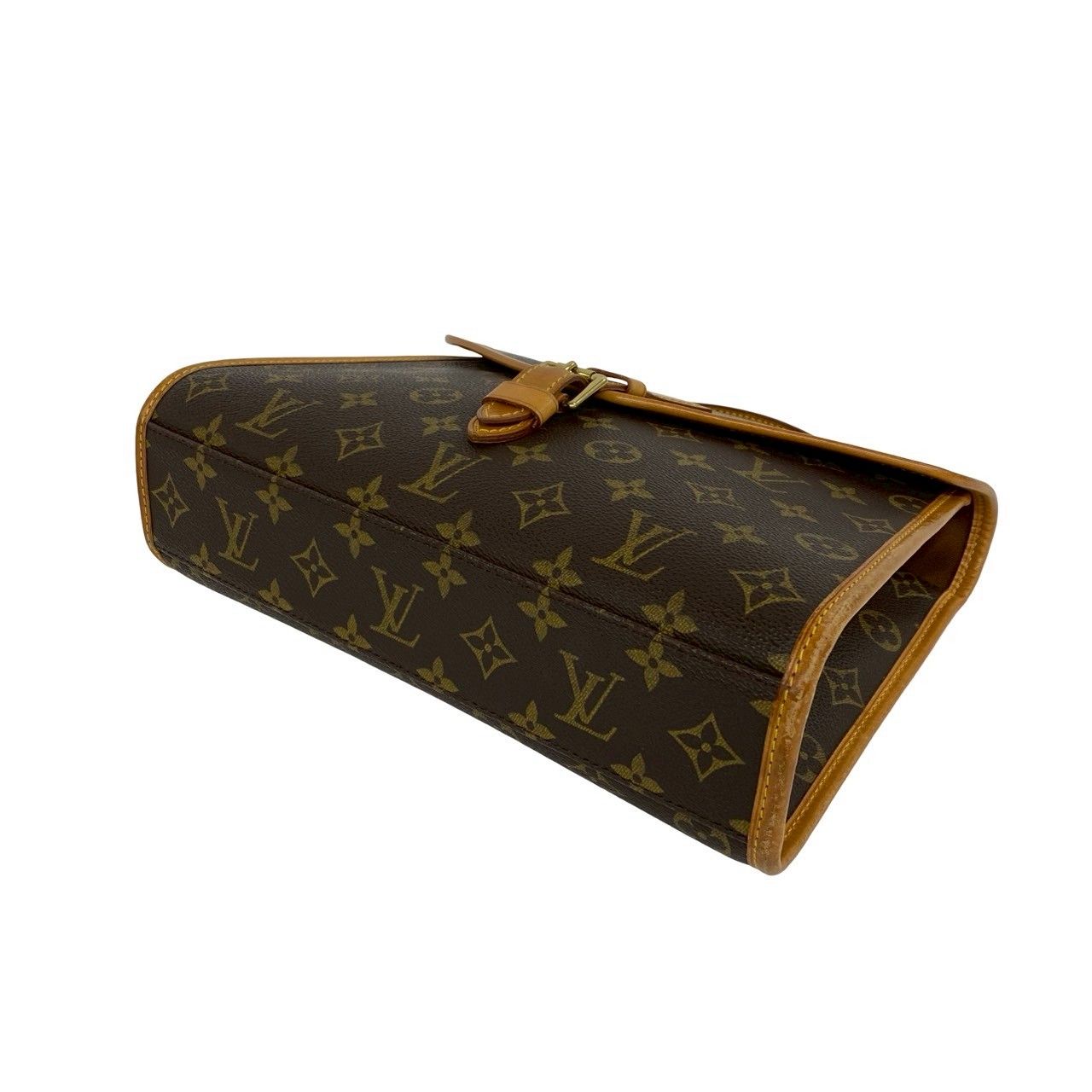 Louis Vuitton Vintage Bel Air Monogram 2-Way Leather Shoulder Bag Brown — view 8