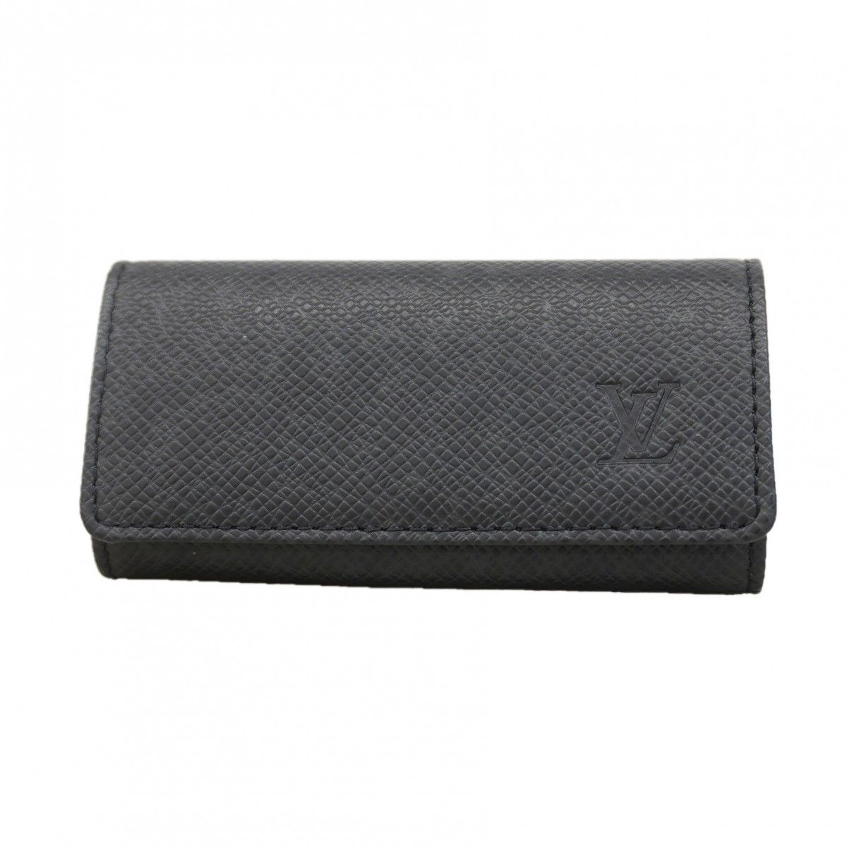 Louis Vuitton Key Case Taiga Multicles 4 Ardoise Key Holder