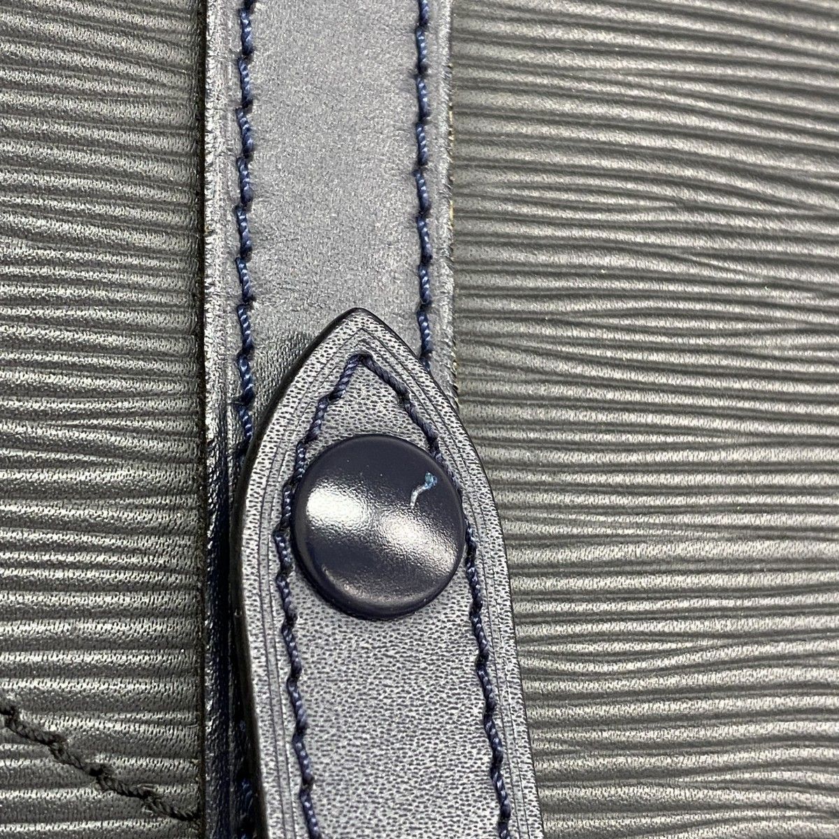 Louis Vuitton Backpack Monogram Eclipse Epi Christopher PM Black Blue — view 6