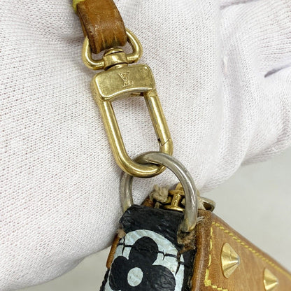 Louis Vuitton Pouch Monogram Multicolor Pochette Noir — view 6