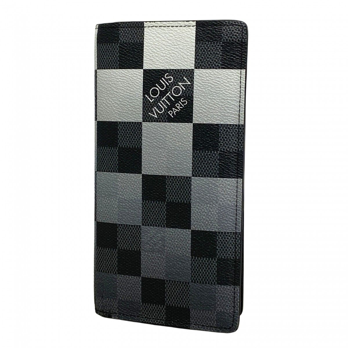 Louis Vuitton Wallet Damier Graphite Giant Portefeuille Brazza NM Blanc