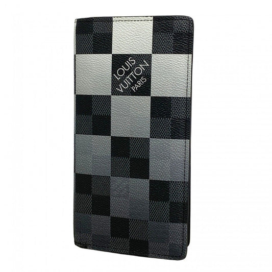 Louis Vuitton Wallet Damier Graphite Giant Portefeuille Brazza NM Blanc