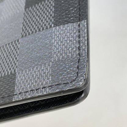 Louis Vuitton Wallet Damier Graphite Giant Portefeuille Brazza NM Blanc — view 6