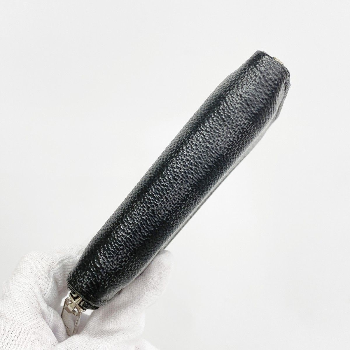 Louis Vuitton Coin Case Damier Graphite Zippy Purse Black — view 8