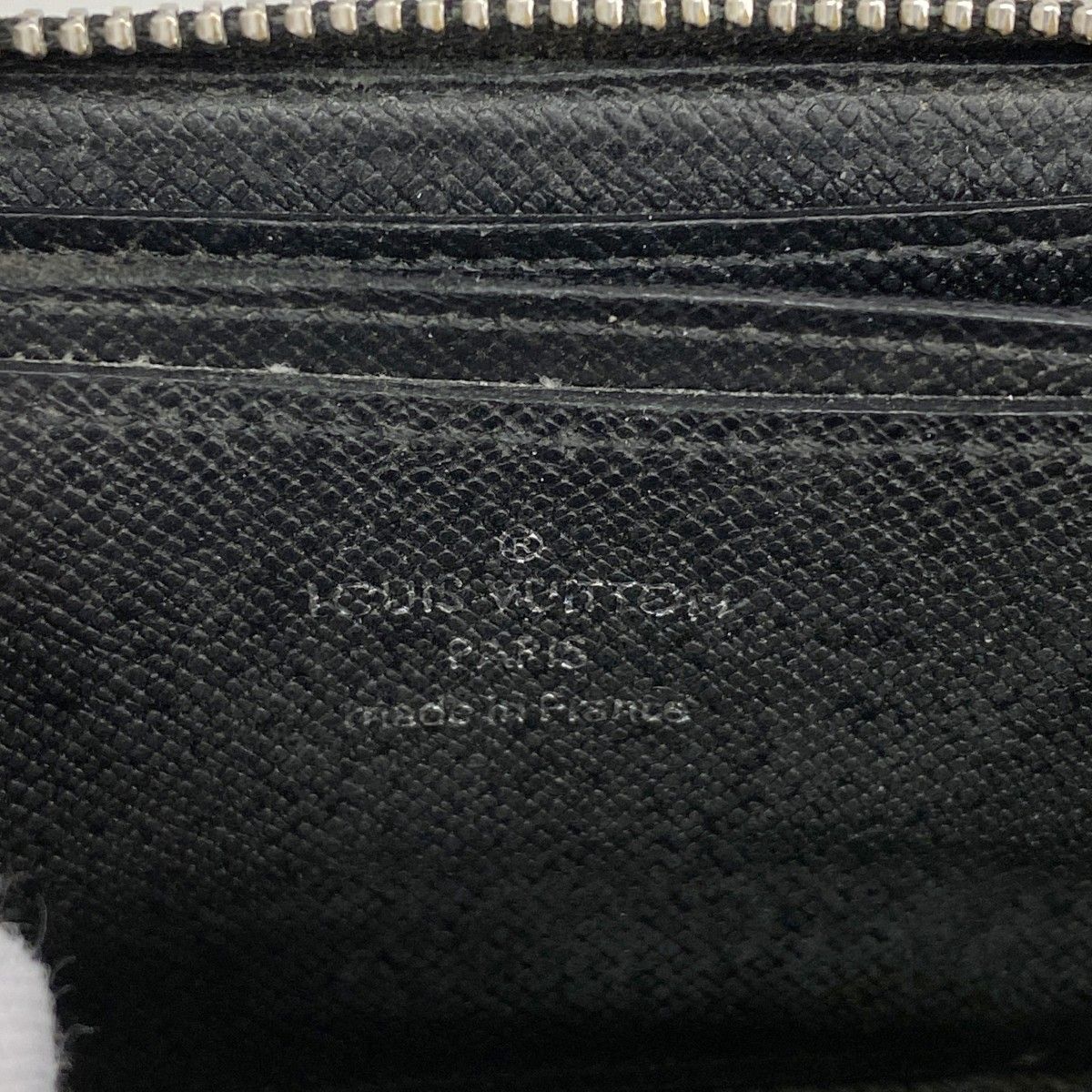 Louis Vuitton Coin Case Damier Graphite Zippy Purse Black — view 4