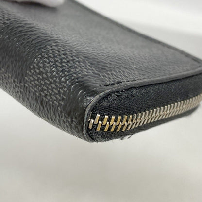 Louis Vuitton Coin Case Damier Graphite Zippy Purse Black — view 5
