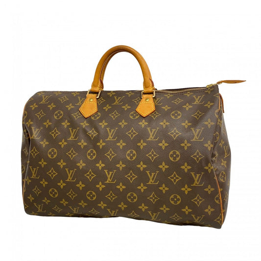 Louis Vuitton Handbag Monogram Speedy 40 Brown