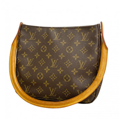 Louis Vuitton Shoulder Bag Monogram Looping MM Brown