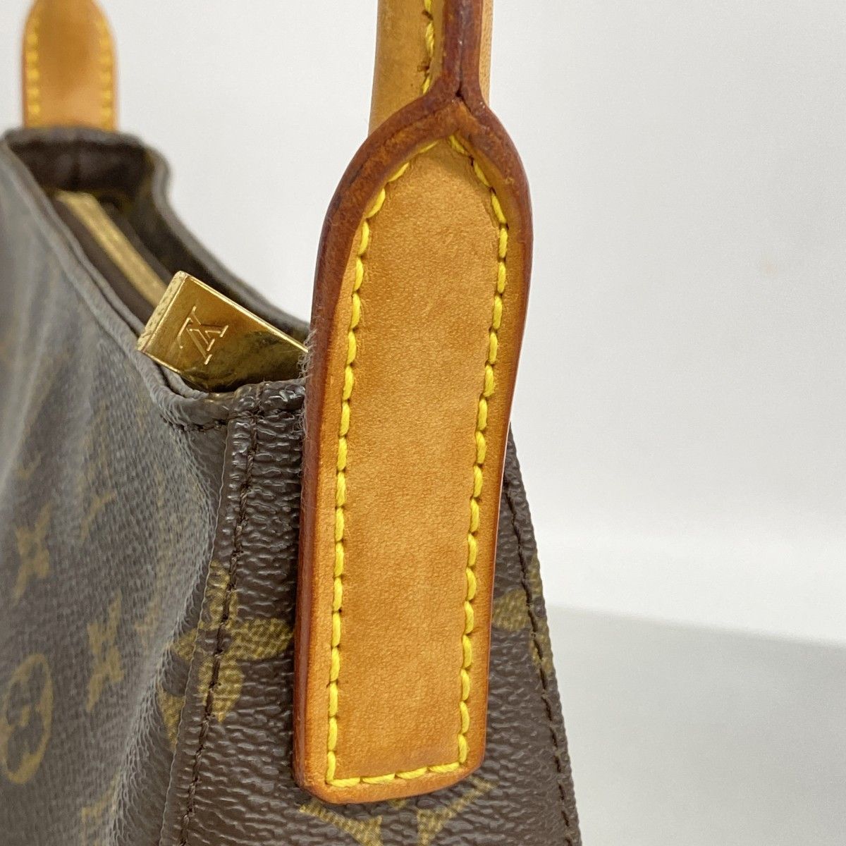 Louis Vuitton Shoulder Bag Monogram Looping MM Brown — view 8