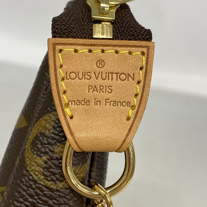 Louis Vuitton Pouch Monogram Mini Pochette Brown — view 5
