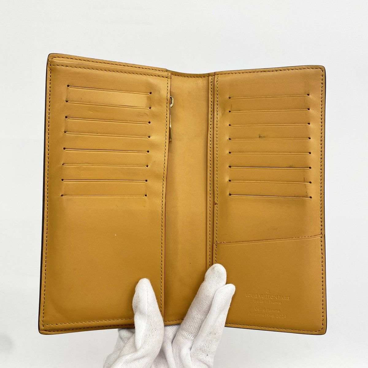 Louis Vuitton Wallet Monogram Portefeuille Brazza NM Brown — view 3