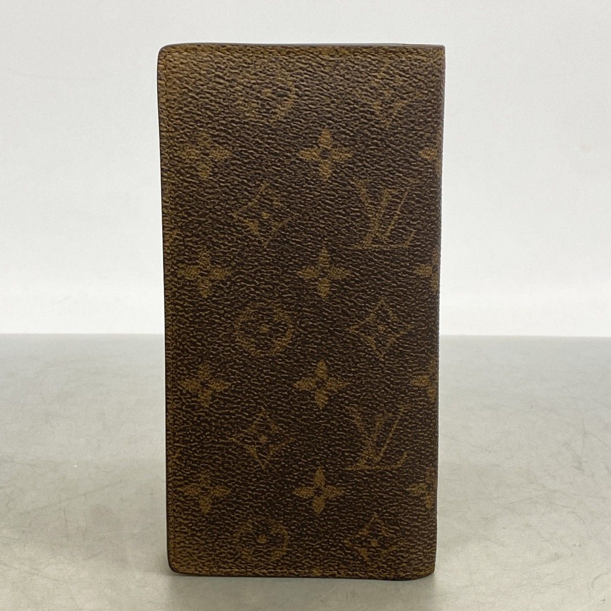 Louis Vuitton Wallet Monogram Portefeuille Brazza NM Brown — view 7