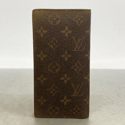 Louis Vuitton Wallet Monogram Portefeuille Brazza NM Brown — view 7