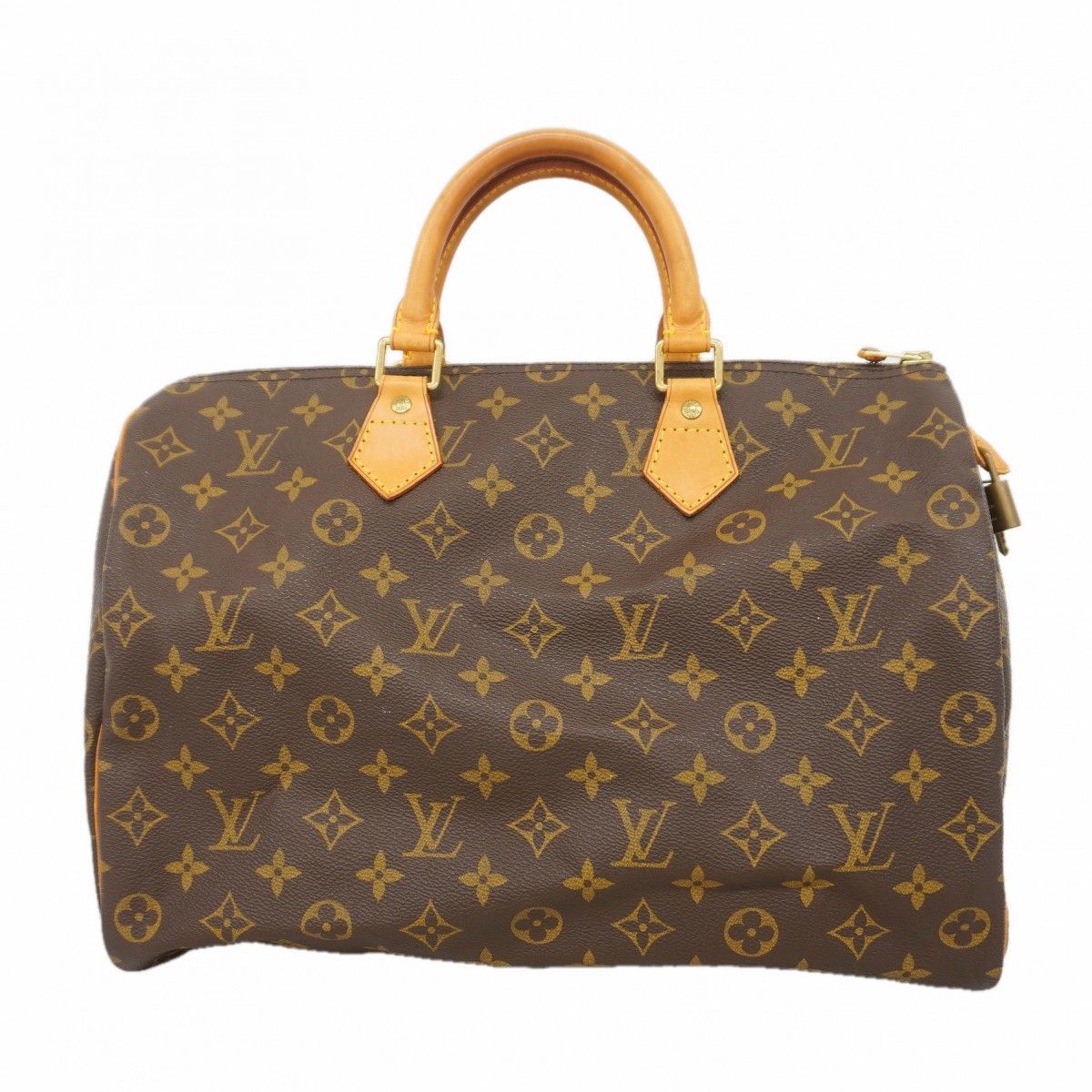 Louis Vuitton Handbag Monogram Speedy 35 Brown