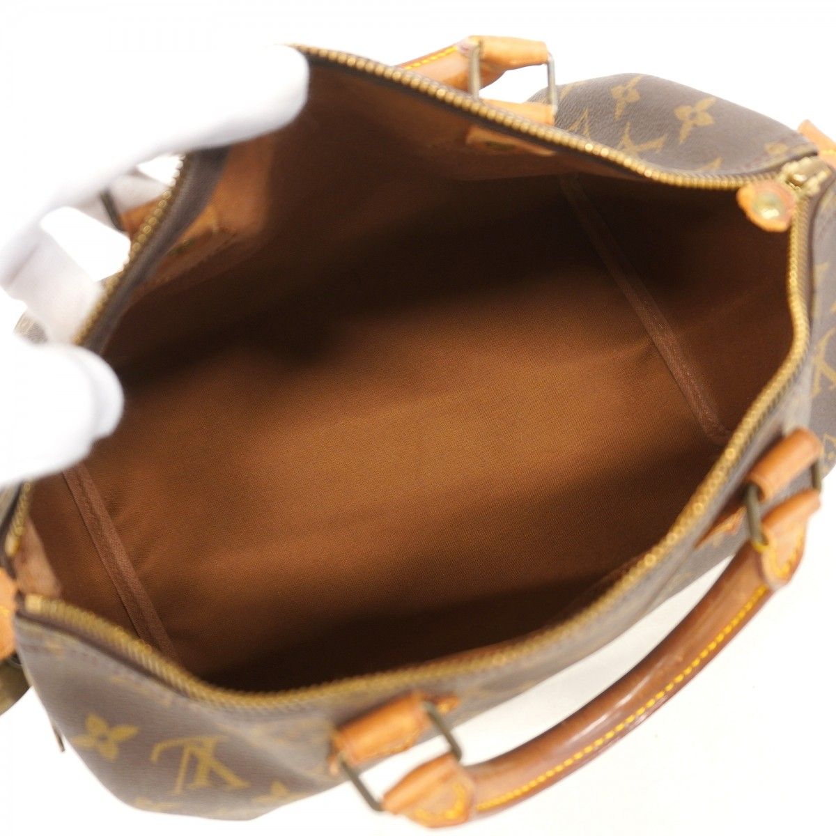 Louis Vuitton Handbag Monogram Speedy 30 Brown — view 4