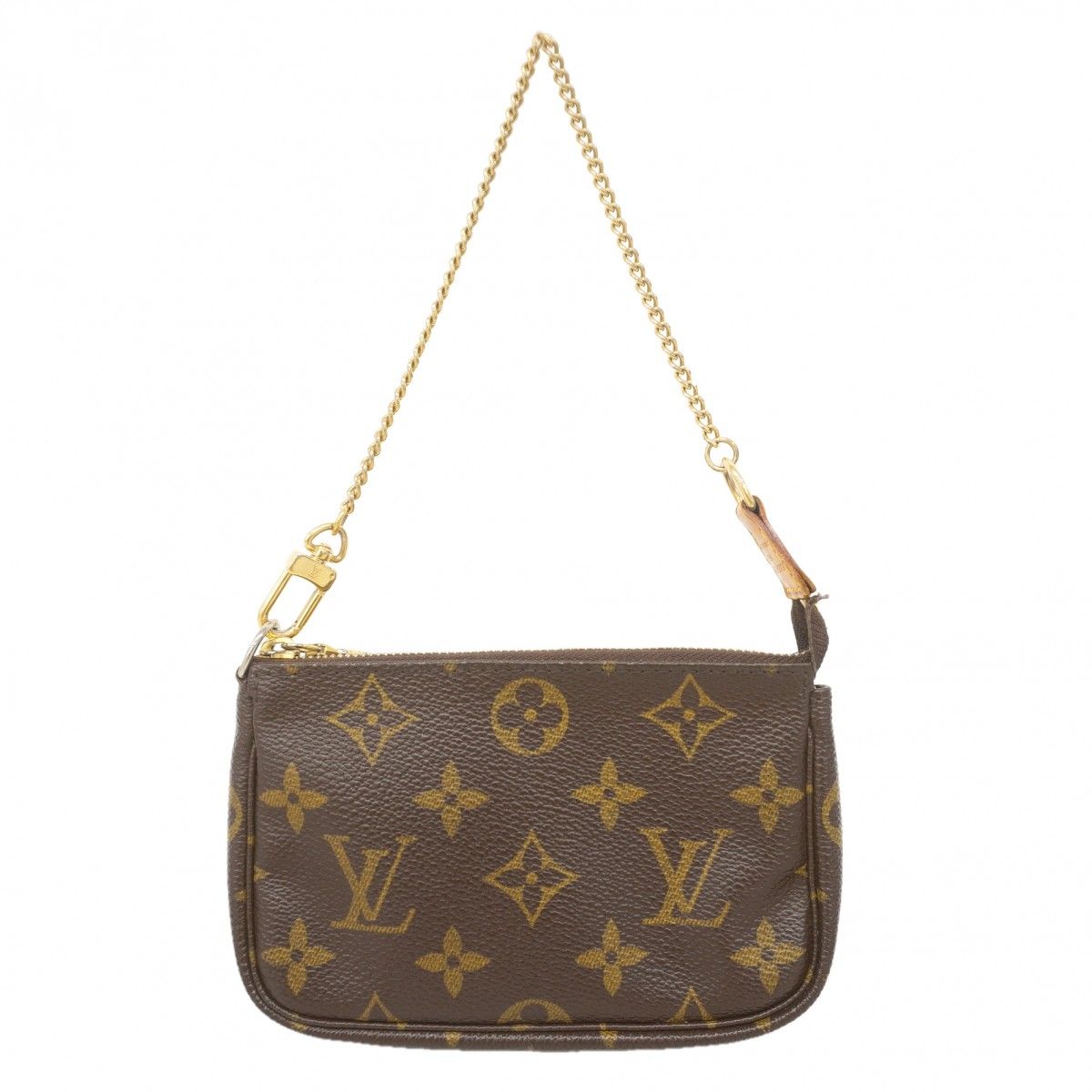 Louis Vuitton Pouch Monogram Mini Pochette Brown