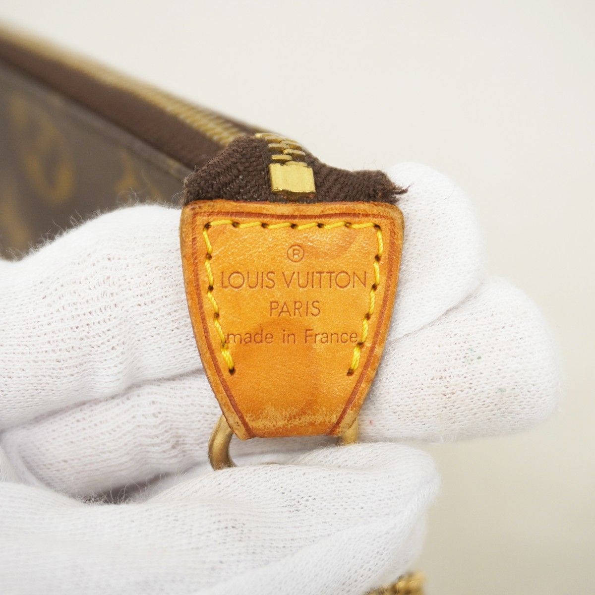 Louis Vuitton Pouch Monogram Mini Pochette Brown — view 5