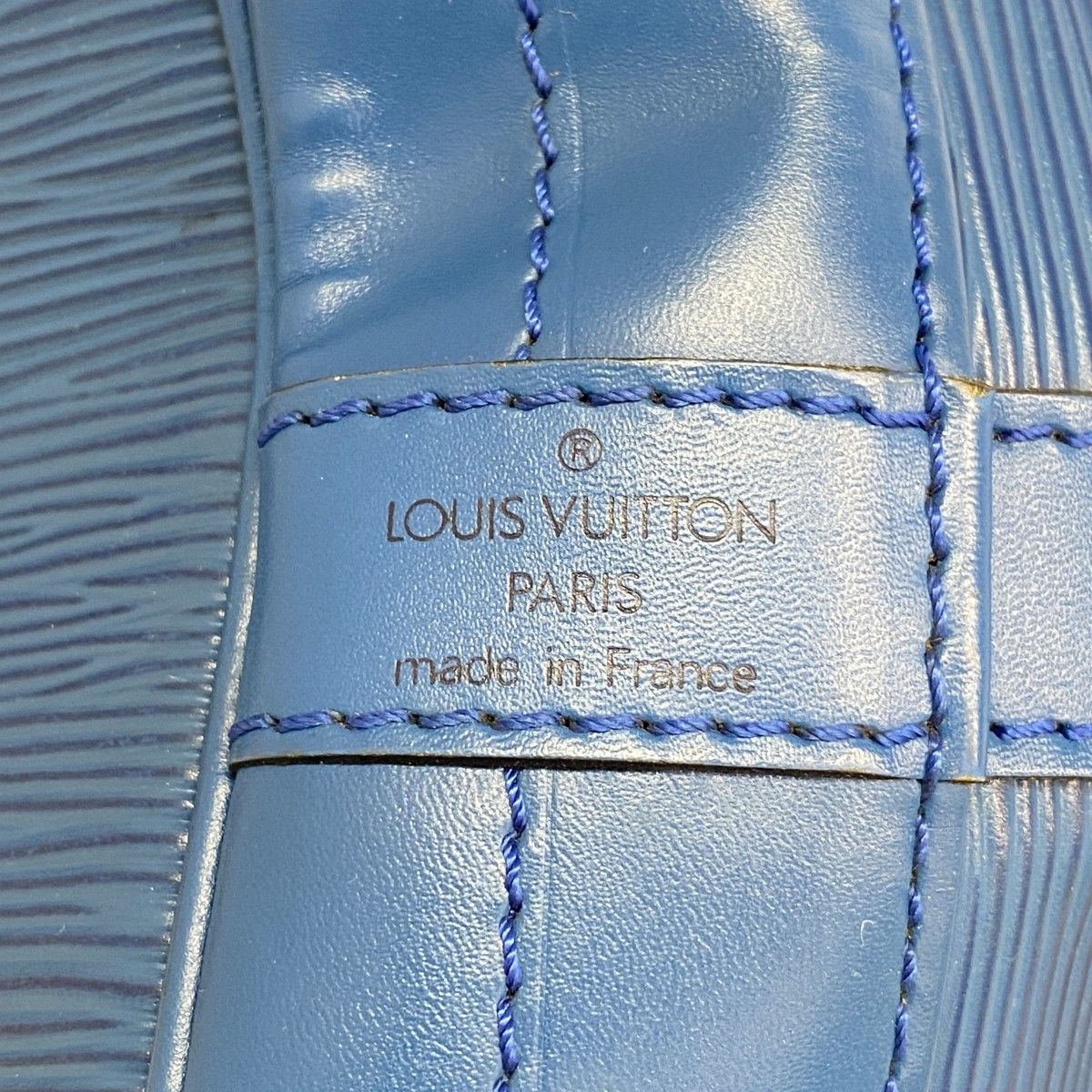 Louis Vuitton Shoulder Bag Epi Noe Toledo Blue — view 5