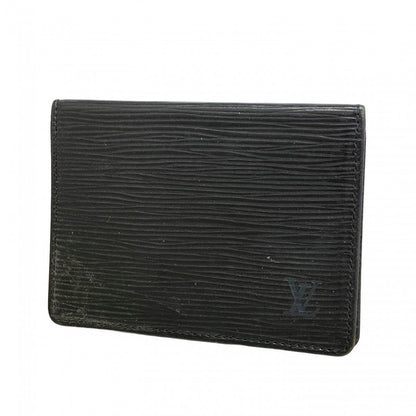 Louis Vuitton Card Case Epi Porte 2 Cult Vertical Noir