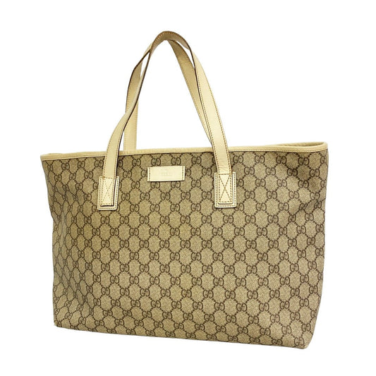 Gucci Tote GG Supreme Beige Silver