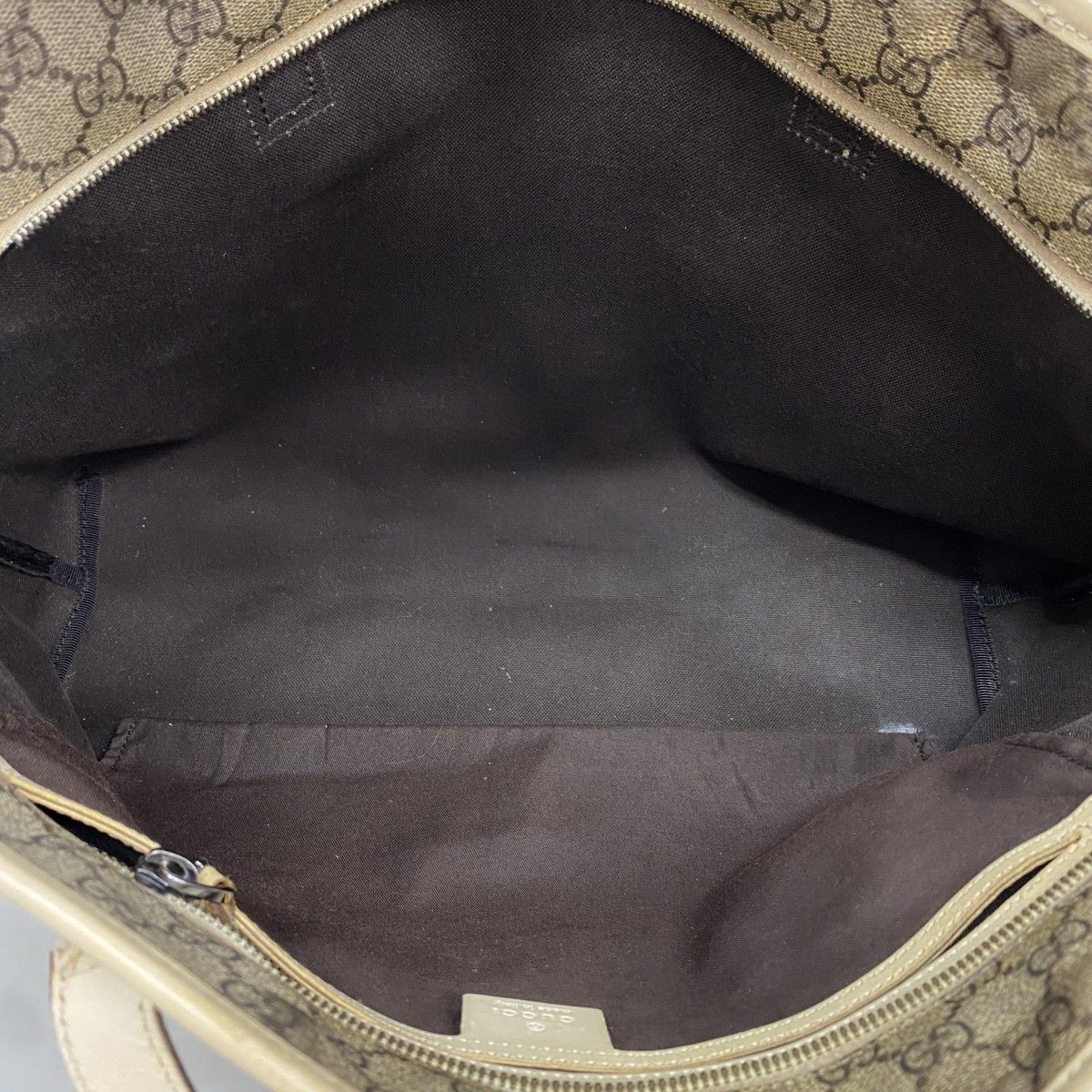 Gucci Tote GG Supreme Beige Silver — view 4