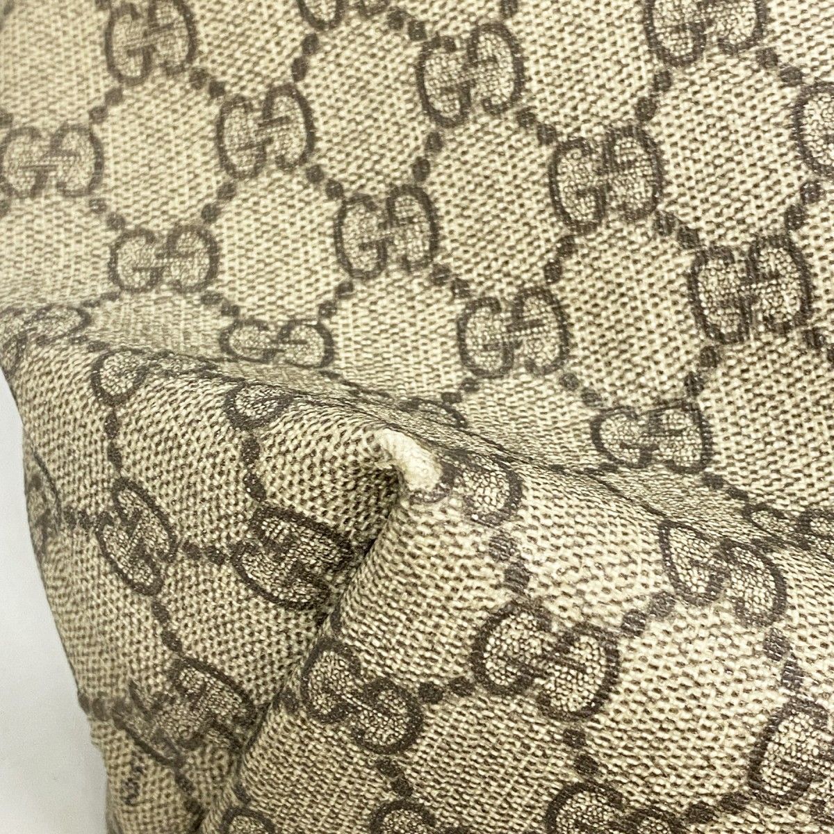 Gucci Tote GG Supreme Beige Silver — view 7