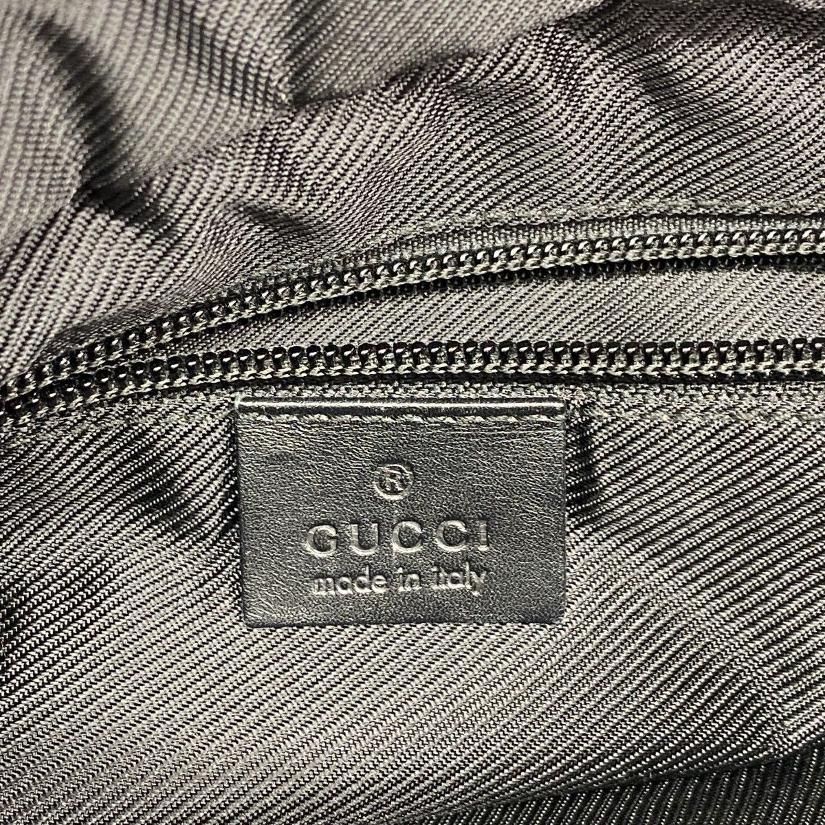 Gucci Tote GG Canvas 019 Navy Black Silver — view 5