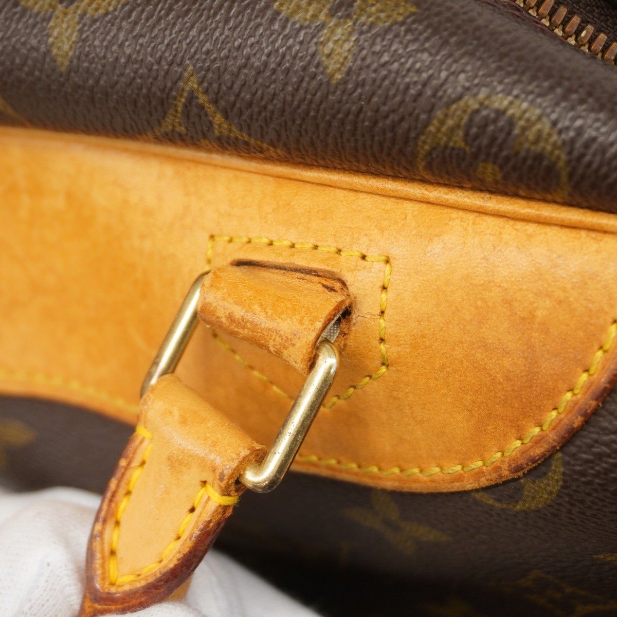 Louis Vuitton Handbag Monogram Deauville Brown — view 9