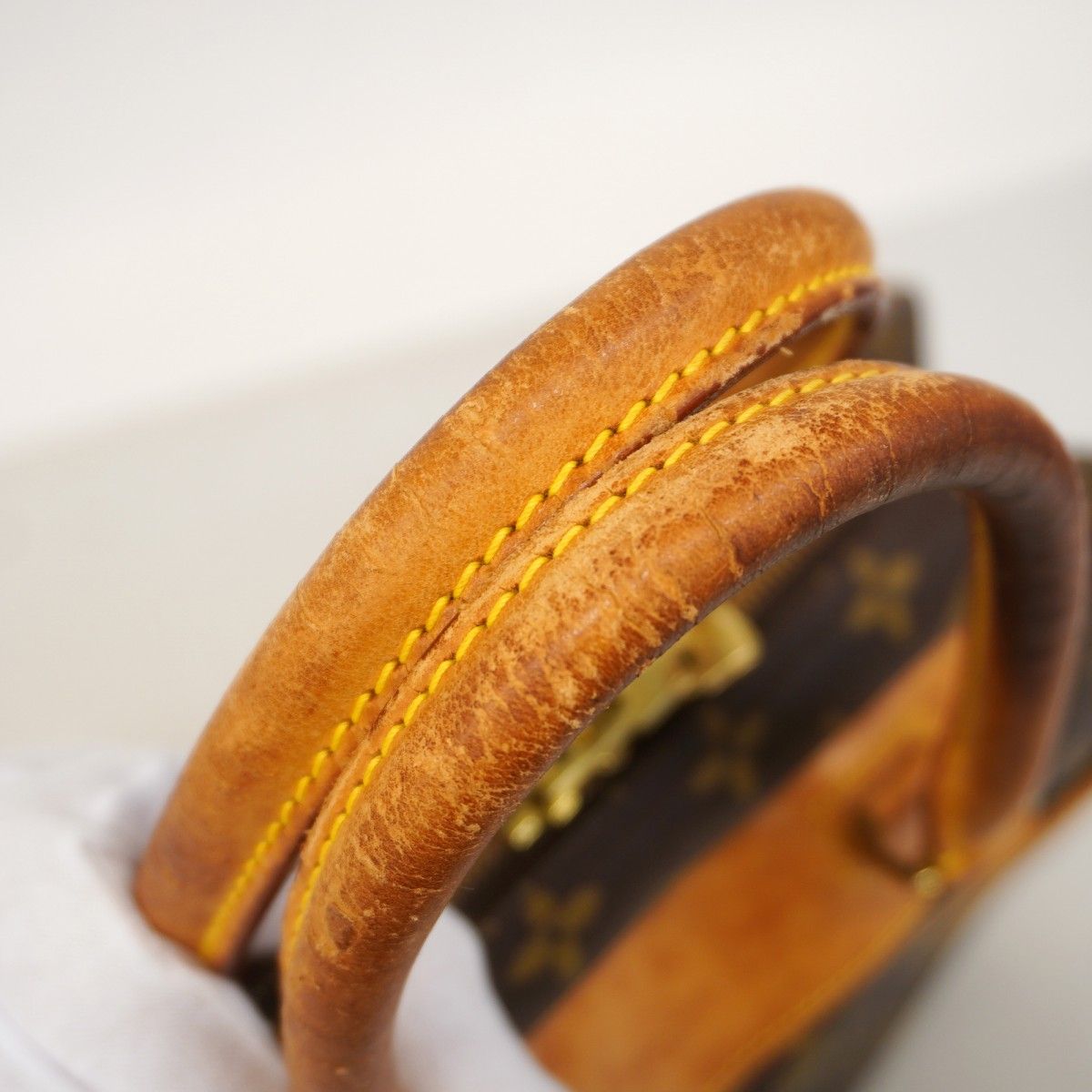 Louis Vuitton Handbag Monogram Deauville Brown — view 7