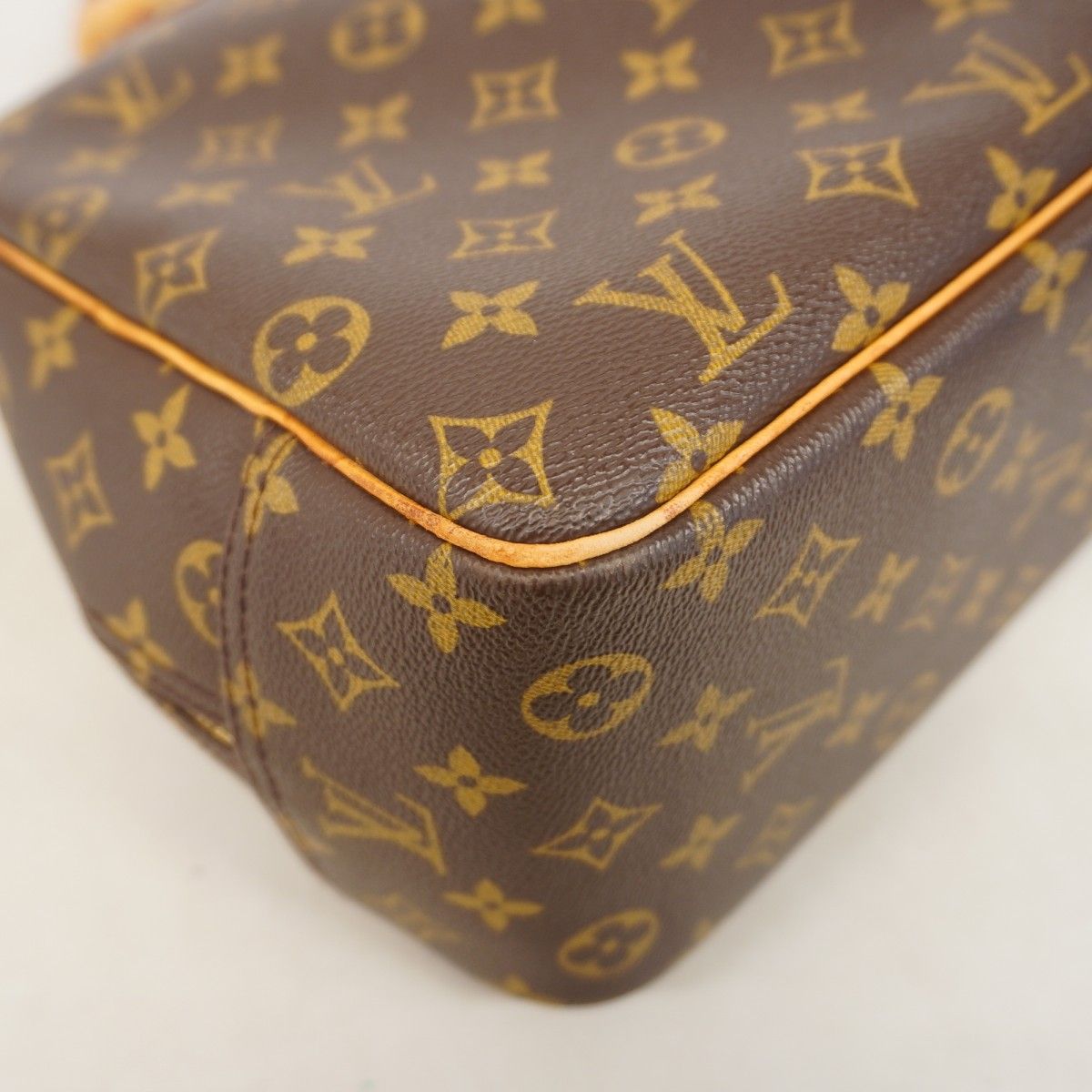 Louis Vuitton Handbag Monogram Deauville Brown — view 8