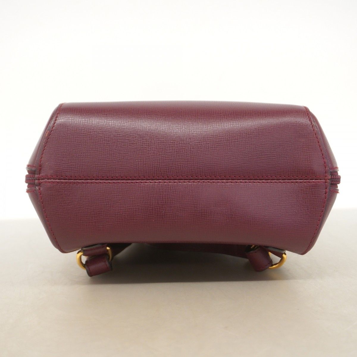 Cartier Backpack Must Leather Bordeaux Gold — view 3