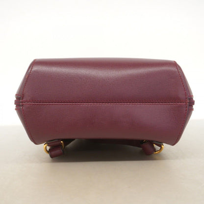 Cartier Backpack Must Leather Bordeaux Gold — view 3