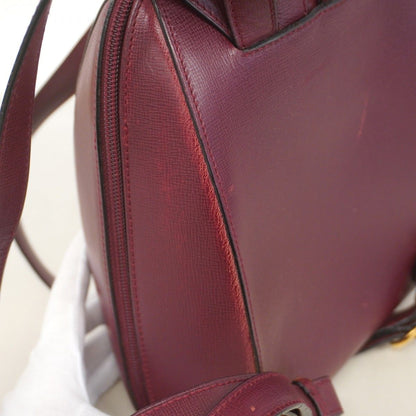 Cartier Backpack Must Leather Bordeaux Gold — view 8
