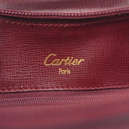 Cartier Backpack Must Leather Bordeaux Gold — view 5