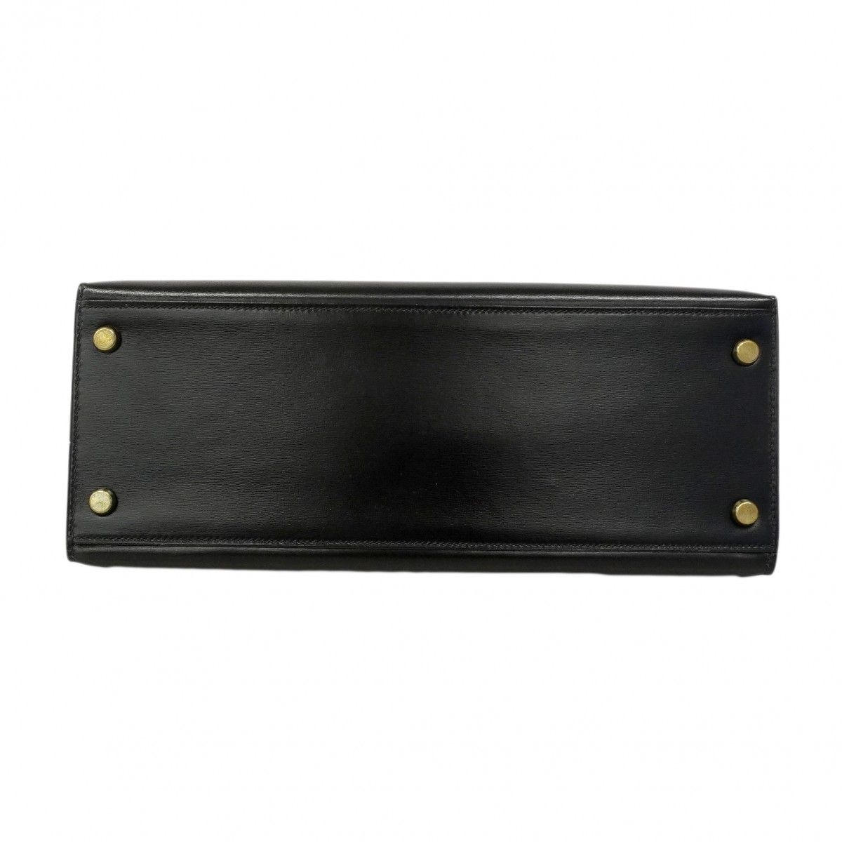 Hermes Handbag Kelly 28 Box Calf Black Gold — view 3