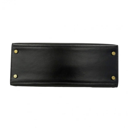 Hermes Handbag Kelly 28 Box Calf Black Gold — view 3