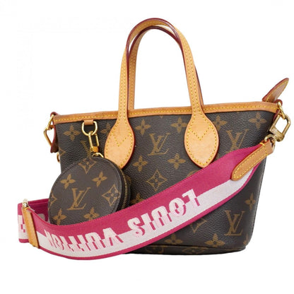 Louis Vuitton Handbag Monogram Neverfull BB Rose Peony 2-Way